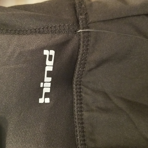 💕HIND💕 Running Shorts Built-In Briefs Black NWT - Picture 6 of 14